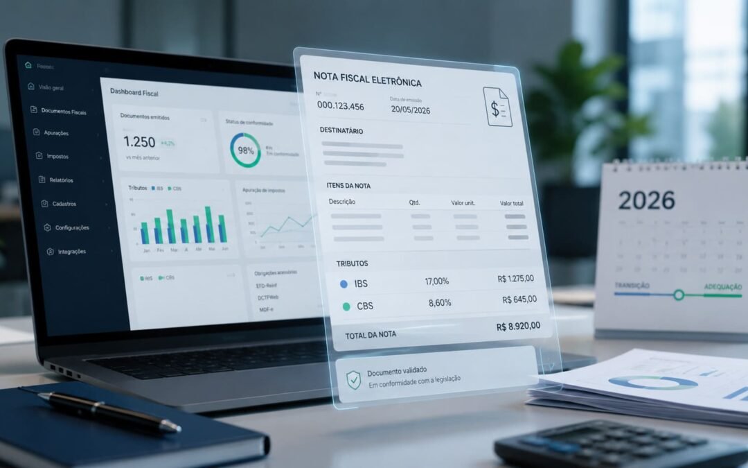 IBS e CBS nas notas fiscais: o que sua empresa precisa ajustar em 2026